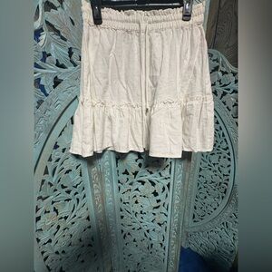 Chocolate White A-Line Skirt